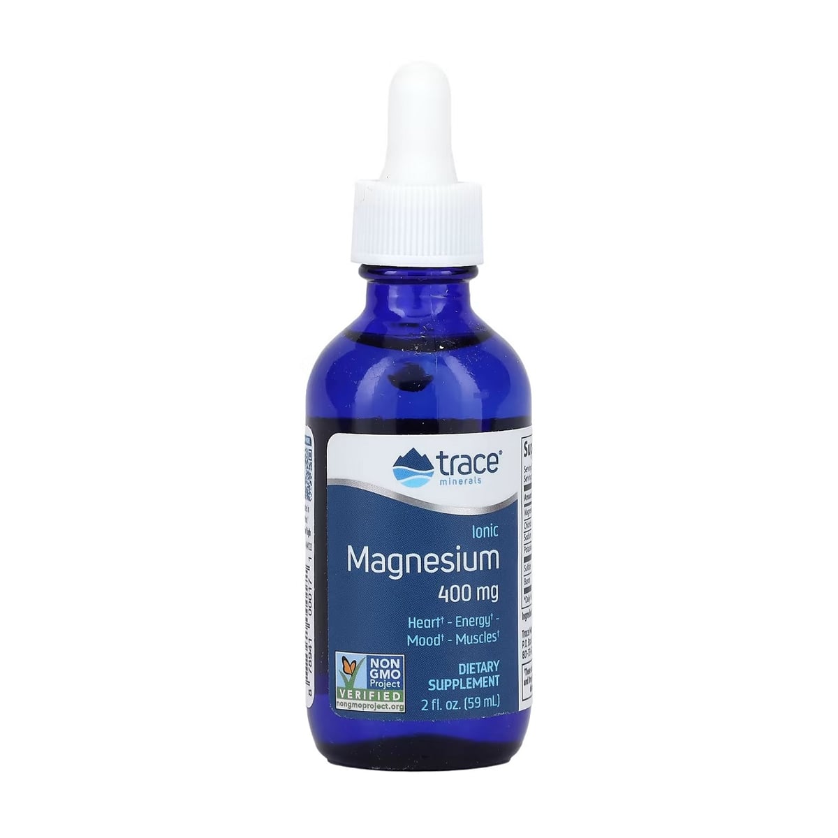 Іонізований магній Trace Minerals Ionic Magnesium 400 мг, в краплях, 59 мл