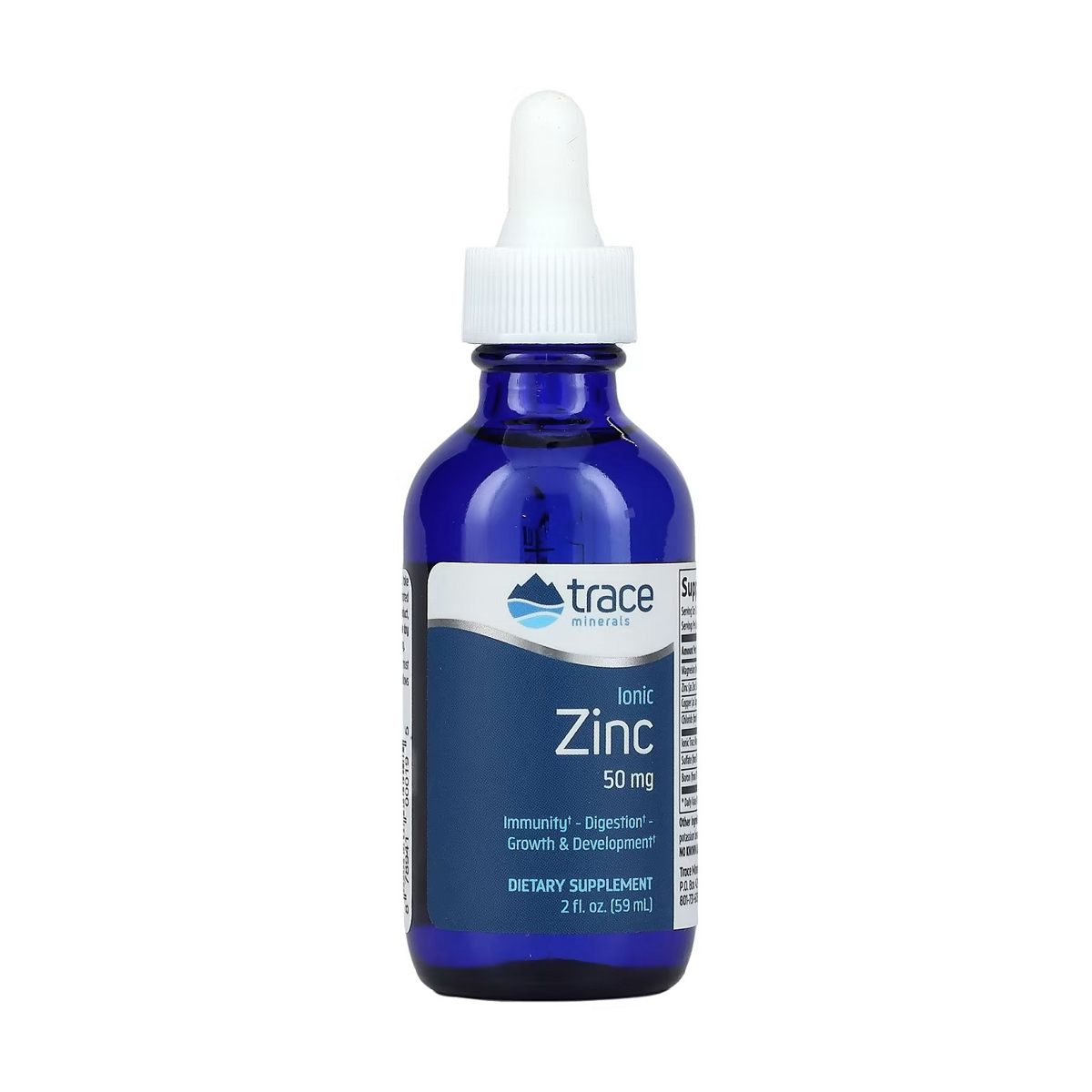 Цинк іонний Trace Minerals Ionic Zinc 50 мг, в краплях, 59 мл
